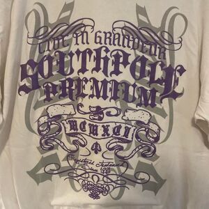 Southpole Men's White and Cream T-shirt